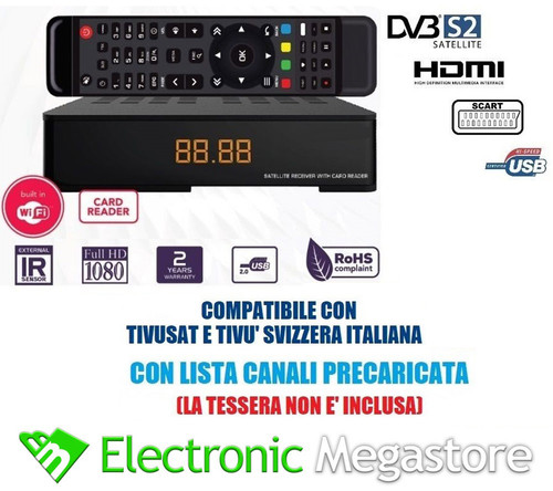 Ricevitore satellitare tvsat - satellitare,