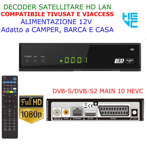 Decoder satellitare s2 - hd,